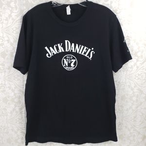 Men's Black Jack Daniels Tee Shirt Size Large